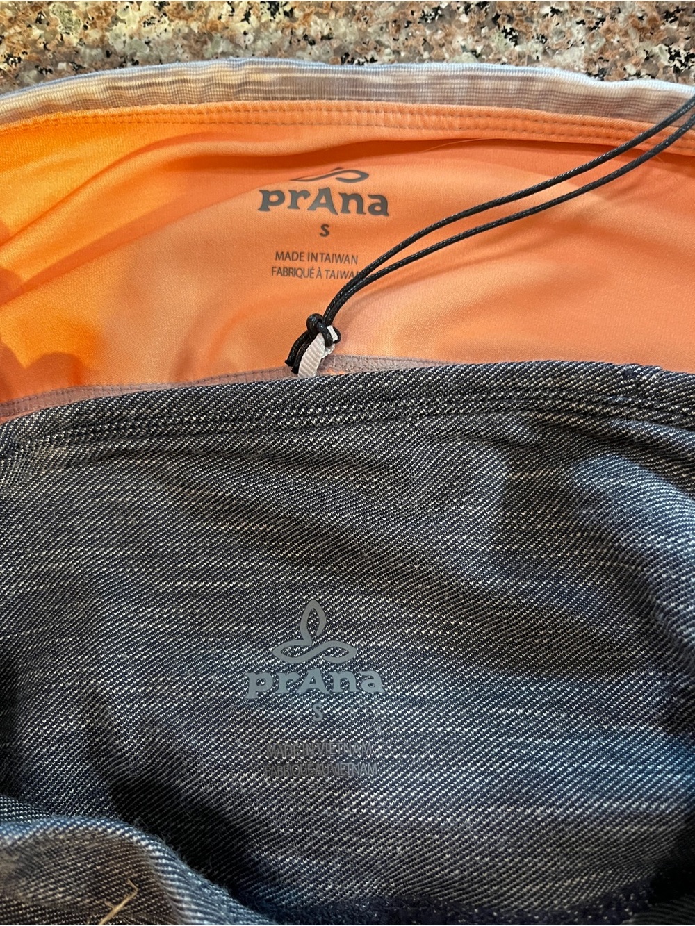 Prana fitness capri leggings pillar printed small new set - Picture 3 of 5
